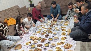 20 kişilik iftar yemeğim Aşure yaptık