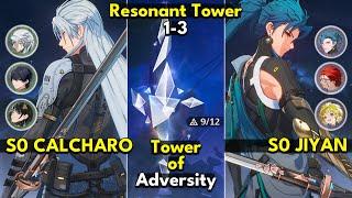 S0 Calcharo & S0 Jiyan | ToA Resonant Tower 9 Crests | Wuthering Waves