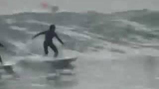 buck woods and johnny hicks surfing