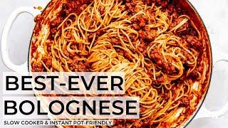 THE BEST-EVER BOLOGNESE | slowly simmered ragu alla bolognese with bucatini
