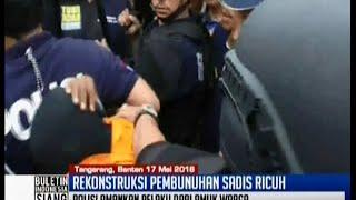 Cangkul maut, warga emosi saat para pelaku jalani rekonstruksi pembunuhan Eno Fariah - BIS 18/05