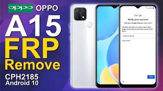 Oppo A15 Bypass FRP Android 10 Without PC Free Work 100%