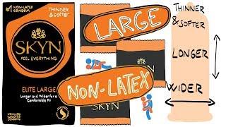 LifeStyles Skyn Elite Large Condoms From LifeStyles Are Longer and Wider for a Comfortable Fit