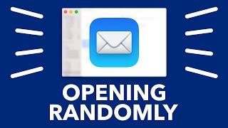 How to Fix Apple Mail opening randomly || Tutorial for Gmail users