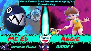 Zelcadia Cup Mario Tennis Aces Tournament - Winners Quarter Final, Game 1 - Angie vs Me Ed