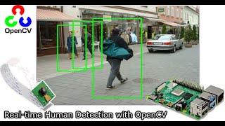 raspberry pi 4 real time human detection opencv | raspberry pi 4 camera opencv