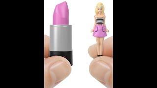 UNBOXING *ALL NEW* MINIATURE BARBIELAND lIPSTICK MINIS!!!! #asmr #minature