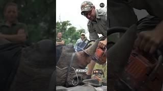 Why Rhino Horns Are Cut Off – The Truth You Didn’t Know  #short #animalfacts