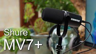 Shure MV7+ im Test - Universelles Broadcast-Mikrofon mit USB und XLR für Streamer und Podcaster