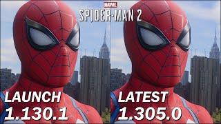 Spider-Man 2 Patch 1.130.1 VS 1.305.0 | RTX 3080 | 4K 1440p DLSS