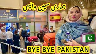 Hamari Spain  Wapsi | Bye abye Pakistan  @rajabbutt94 @PakVillageFamily @MintooFamily