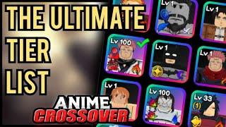 The ULTIMATE Anime Crossover Defense Tier List for Update 1