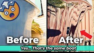 How To Remove Oxidation & Buff a Boat | Revival Marine Care | Boat Detailing Tips