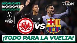 Highlights | Frankfurt vs Barcelona | UEFA Europa League - 4tos IDA | TUDN