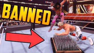 20 Banned Things on TV that are in WWE 2K24 !!!