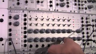 Doepfer A155 Analog/Trigger Sequencer Basics-Notes and Triggers Part One