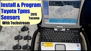 Installing & Programming Toyota Tpms Sensors with techstream