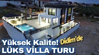 Didim Satılık Full Eşyalı Özel Tasarım Ultra Lüks Villa Turu / 11 Haziran 2024