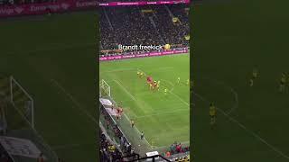 Julian Brandt freekick Goal Dortmund vs Freiburg #dortmund #bvb #goal #brandt #bundesliga #football