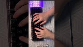 Akko Jelly Black on Akko ASA Black transparent Keycaps - sound test ASMR