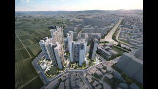 아산 한신더휴 아파트 모델하우스내 모형도