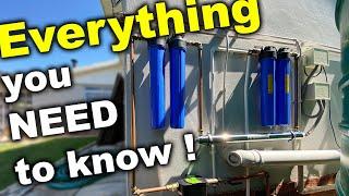 Off Grid Water System Explained | Filter System | Rainwater Harvesting - Burton Builds