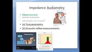 ENT 042 a Tympanometry Impedance Audiometry test Tympanogram