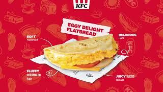 KFC Eggy Delight Flatbread
