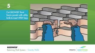 GEOWEB® Geocells Retaining Wall (Gravity) Installation Guide Animation