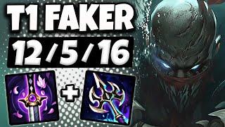 T1 Faker PYKE Support vs RAKAN - Patch 14.24 Ranked Korea 