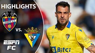 Alvaro Negredo scores great header as Cadiz defeats Levante | LaLiga Highlights | ESPN FC