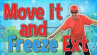 Move it and Freeze Extended | Brain Breaks | Jack Hartmann