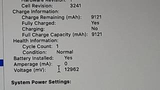 How to Check MacBook Pro Battery Health / Cycle Count / Charge Capacity (mAh)