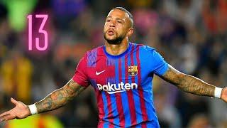 Memphis Depay - All 13 goals for FC Barcelona (2021/22) with commentary