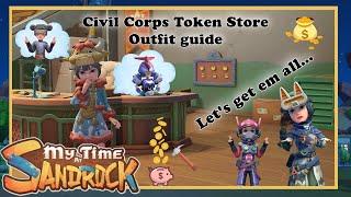 Sandrock Civil Corp Token Store Outfit Guide