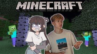 Wir spielen das erste mal Minecraft....   / Minecraft mit Luca und Tuubaa