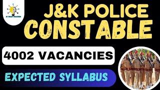 JKP CONSTABLE II 4002 VACANCIES II EXPECTED SYLLABUS II HOW TO START FOR? #jkssbpreparation #jkssb