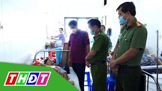 Giám đốc Công an tỉnh Đồng Tháp thăm chiến sỹ bị thương khi làm nhiệm vụ | THDT
