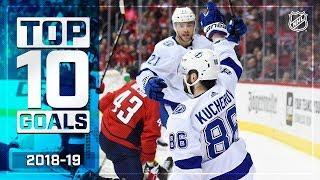 Top 10 Goals of the 2018-19 Regular Season