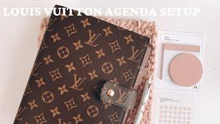 Current Louis Vuitton GM Agenda Setup | Detailed A5 Planner Flip