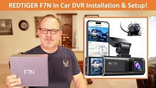 REDTIGER F7N Dash Cam - Easy to Install - Unboxing & Installation! Got one for my wife!!!