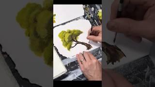 Greg "CRAOLA" Simkins paints a Tree Study