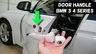 EXTERIOR DOOR HANDLE REMOVAL REPLACEMENT BMW F30 F31 F32 F36 328i 330i 335i 320i 318i 316i 328d 320d