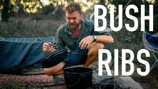 EPIC RIBS Cooked on FIRE - Camp Cooking