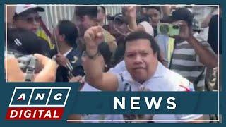 More people gather at Villamor Air Base to show support for ex-pres. Duterte | ANC