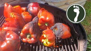 Making Fire-Roasted Red Peppers