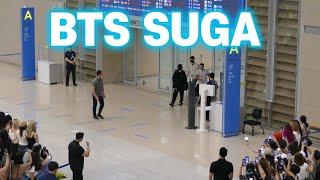 BTS SUGA Arrival | World Tour Finished