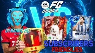 LIVE: FRIENDLY AGAINST BIG YOUTUBERS AND SUBSCRIBERS | DYNAMIC FC