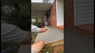 Concrete Catastrophe (poured Concrete directly on grass) FIBER-GRASS REINFORCEMENT