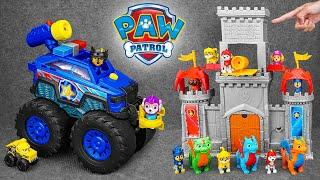 Paw Patrol toys unboxing ASMR | PAW Patrol Rescue Knights Castle HQ | Chase Rubble Marshall